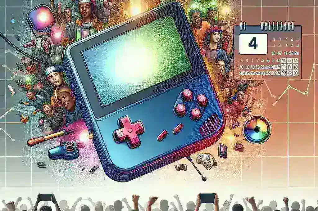 "New Nintendo Switch 2 console showcased with packaging, highlighting its impressive debut of 3.5 million unit sales within four days."