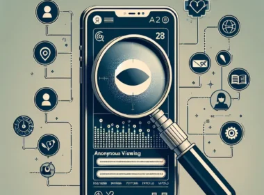 "Person using anonymous tools to view Instagram Stories, representing the complete guide to Instagram Story viewer methods and privacy tools."