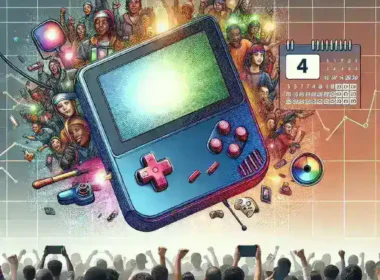 "New Nintendo Switch 2 console showcased with packaging, highlighting its impressive debut of 3.5 million unit sales within four days."