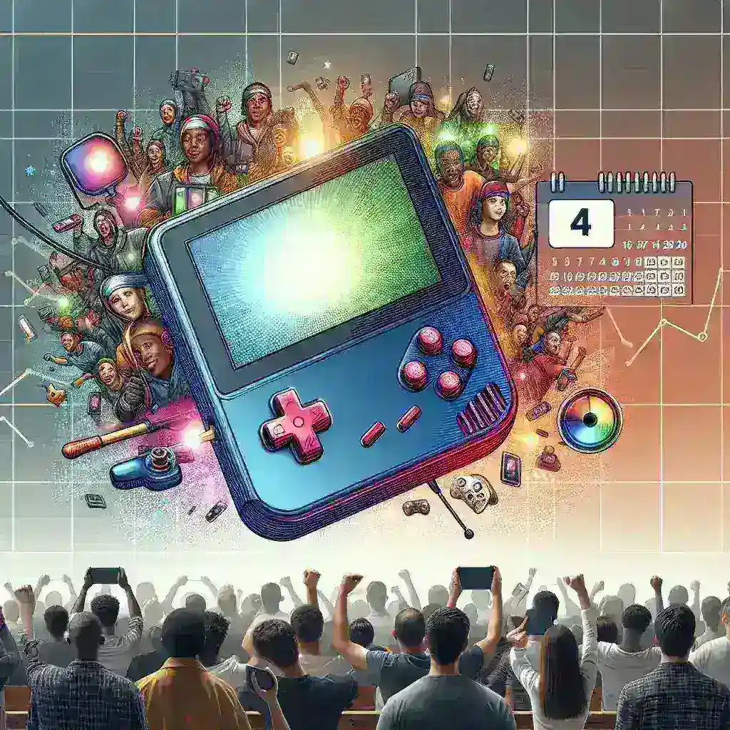 "New Nintendo Switch 2 console showcased with packaging, highlighting its impressive debut of 3.5 million unit sales within four days."