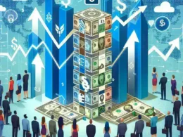 "Airwallex team celebrates achieving $6 billion valuation as a leading fintech powerhouse in industry funding round."