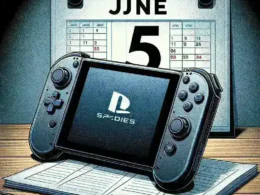 "Close-up of the Nintendo Switch 2 console and controllers, highlighting its sleek design and upgraded features, in an article discussing the June 5th launch and expectations."