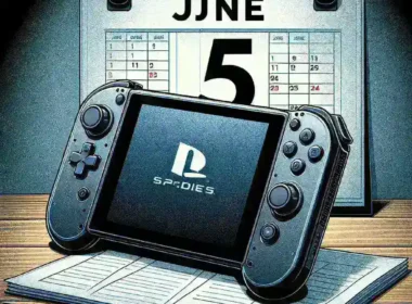 "Close-up of the Nintendo Switch 2 console and controllers, highlighting its sleek design and upgraded features, in an article discussing the June 5th launch and expectations."