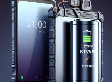 "Ulefone Armor 29 Ultra smartphone showcasing its rugged design and impressive 21,200 mAh battery capacity, ideal for outdoor enthusiasts and heavy users."