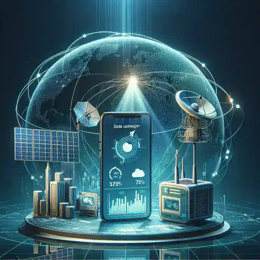 What are the data usage considerations for mobile broadband devices?