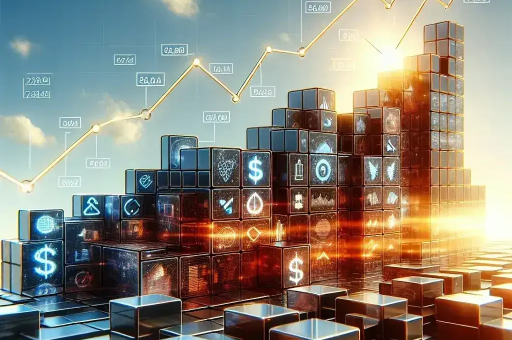"Block financial services platform dashboard showcasing impressive quarterly revenue growth statistics and projections"