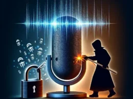 "Illustration depicting common vulnerabilities in voice assistant software, highlighting how hackers exploit security weaknesses to gain unauthorized access."