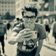 guy takes a selfie